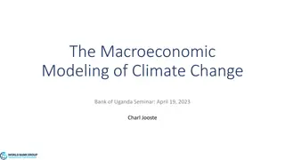 Macroeconomic Modeling of Climate Change in Policy Making