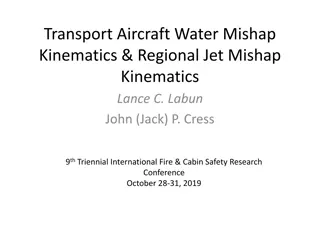 Investigating Water Mishap Kinematics in Transport Aircraft