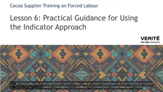 Practical Guidance on Localizing Indicators in Cocoa Supplier Training