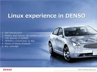 In-Vehicle Infotainment System Evolution at DENSO: A Linux Experience