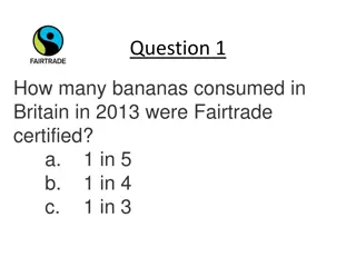 Fairtrade Quiz Questions on Bananas, Products, Farmers, and More