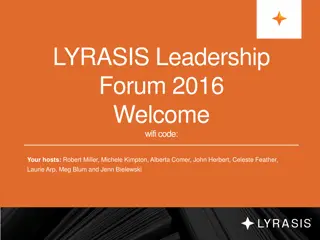 Insights from LYRASIS Leadership Forum 2016