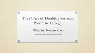 Support Services for Students with Disabilities at Polk State College