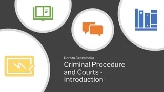 Fundamentals of Criminal Law and Procedure