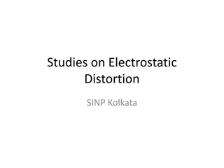 Electrostatic Distortion Studies at SINP Kolkata and DESY