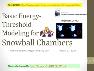 Exploring Snowball Chambers in Particle Physics