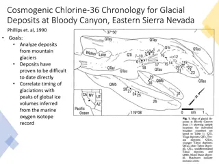 Cosmogenic Chlorine-36 Chronology for Glacial Deposits at Bloody Canyon