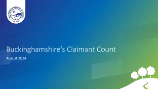 Summary of Buckinghamshire's Out-of-Work Benefits Claimant Count