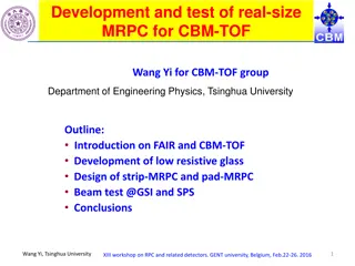 Development and Testing of Real-Size MRPC for CBM-TOF by Wang Yi