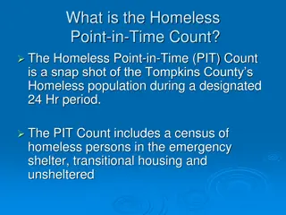 Overview of Homeless Point-in-Time Count in Tompkins County