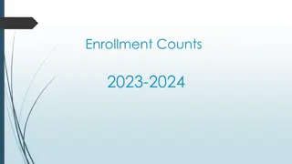 Managing Enrollment Counts for Educational Institutions