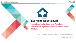 Efficient Data Collection for Point-in-Time Count using HIFIS