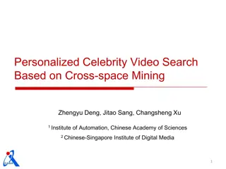 Personalized Celebrity Video Search: Cross-space Mining Approach