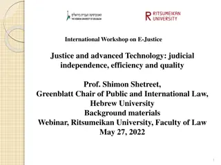 Challenges and Opportunities in Modern Justice Systems