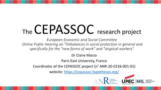 CEPASSOC Research Project: Understanding Social Protection for Platform Workers