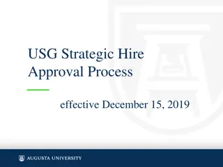 USG Strategic Hire Approval Process effective December 15, 2019