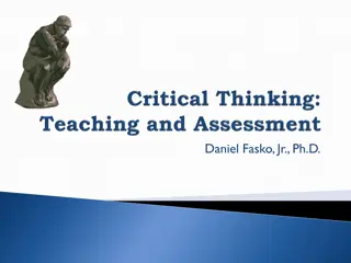 Enhancing Critical Thinking Skills: A Comprehensive Overview