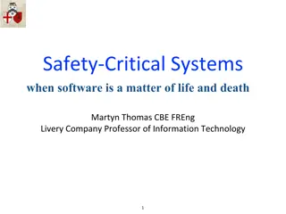 Software in Safety-Critical Systems: A Critical Examination