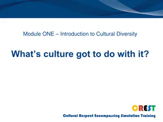 Cultural Diversity in Healthcare Training