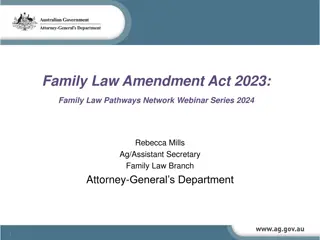 Overview of Family Law Amendment Act 2023 Changes