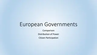 European Governments & Citizen Participation Overview