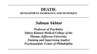 Death: Development, Pathology, and Techniques