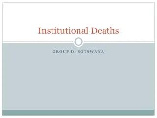 Enhancing Death Registration Process in Botswana