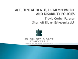 Accidental Death and Injury Provisions in Insurance Policies