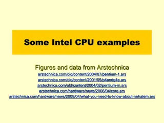 Intel CPU Architectures Overview: Evolution and Features