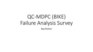 BIKE Cryptosystem: Failure Analysis and Bit-Flipping Decoder