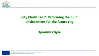 Reforming the Built Environment for Sustainable Cities