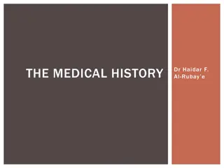 Efficient Medical History Taking Guidelines