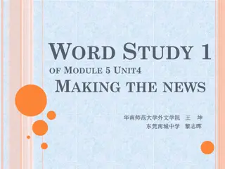 Improve Your English Skills with Word Study Activities