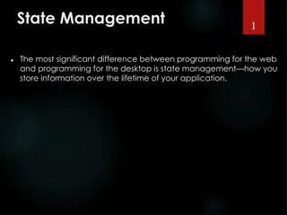 State Management in Web Programming