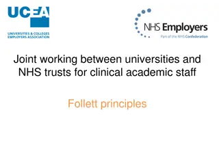 Enhancing Clinical Academic Collaboration Between Universities and NHS Trusts