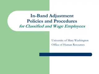 In-Band Adjustment Policies at University of Mary Washington