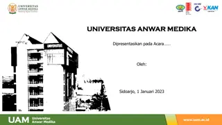 Modern PowerPoint Presentation Design for Universitas Anwar Medika