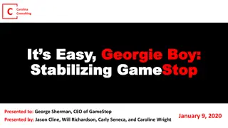 GameStop Reimagined: A Strategy for Market Leadership Revival