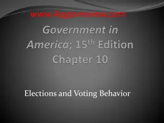 Understanding American Elections: Process, History, and Voter Behavior