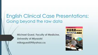 Clinical Case Presentations in Medical Discourse