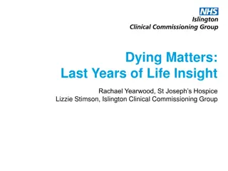 Insights on Last Years of Life Support and Communication Needs