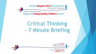 Enhancing Critical Thinking Skills in Safeguarding Practice