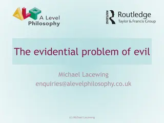 The Evidential Problem of Evil: A Critical Analysis