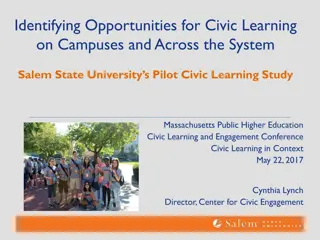 Opportunities for Civic Learning in Massachusetts Public Higher Education