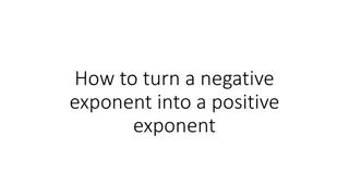 Turning Negative Exponents into Positive Exponents Explained