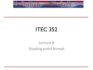 Floating Point Numbers in Computer Science