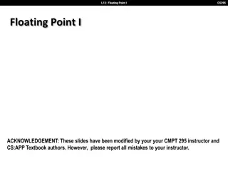 Floating Point Representation in Computer Science