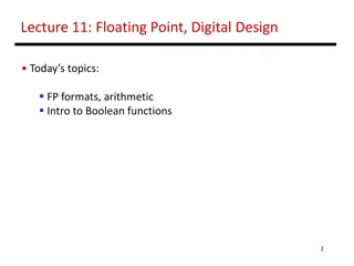 Floating Point Formats and Arithmetic in Digital Design