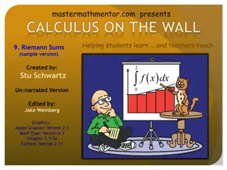 Riemann Sums and Area Approximations in Calculus