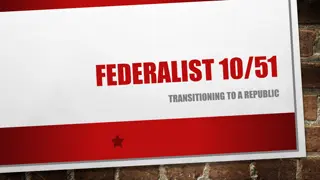 Federalist Papers: Factions and Government